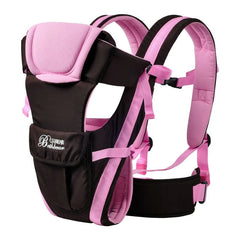 Double Shoulder Baby Carrier with Hip Seat – 4-in-1 Ergonomic Carrier for Newborn to Toddler - Blue