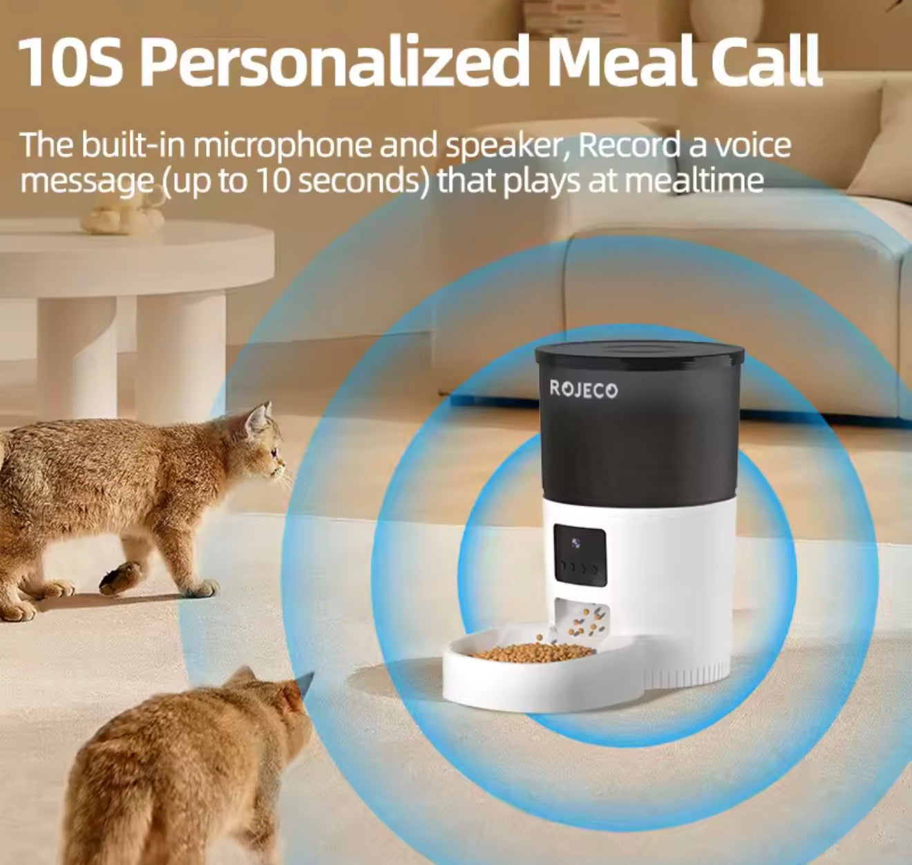 Automatic Cat/Dog Feeder Food Dispenser Pet Remote Control Auto With Camera Video And Smart Voice Recorder Remote