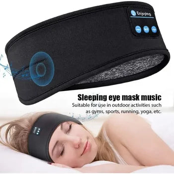 Bluetooth 5.0 Sports Headband - Wireless Earphones & Eye Mask