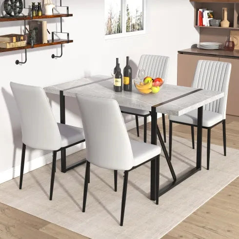Modern 55 Inch Dining Table for 4 – Industrial Kitchen & Office Table
