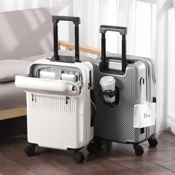 20-Inch Hard Shell Carry-On Luggage with USB, Anti-Theft & Waterproof Features