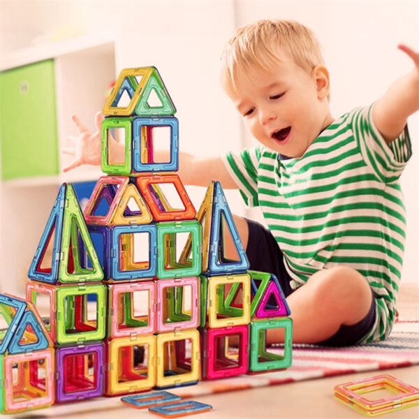 Magnetic Building Blocks for Kids – Safe ABS Educational Toy with Natural Magnets - Image 3