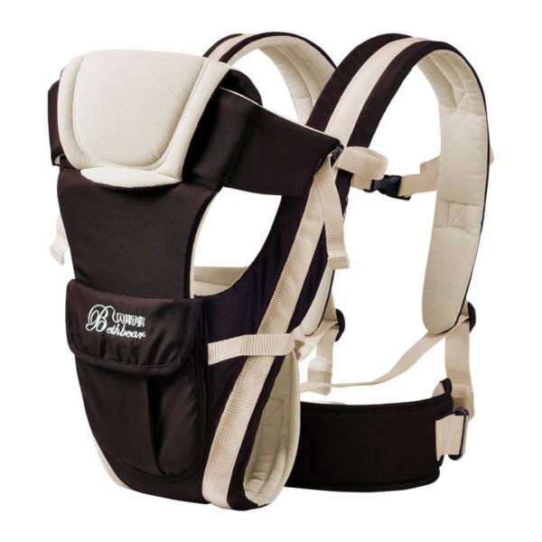 Double Shoulder Baby Carrier with Hip Seat – 4-in-1 Ergonomic Carrier for Newborn to Toddler - Image 5